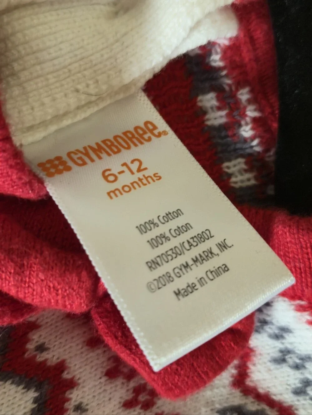 Gymboree Sweater Dress Christmas Winter Size 6-12 Months